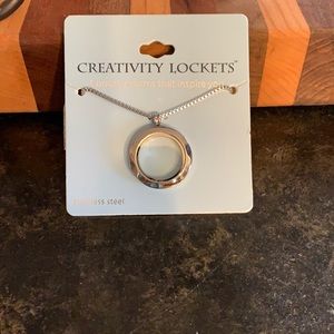 Stainless Steel Creativity Lockets NWT necklace